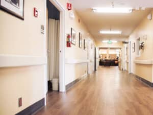 Interior Hallway Moraga Post Acute